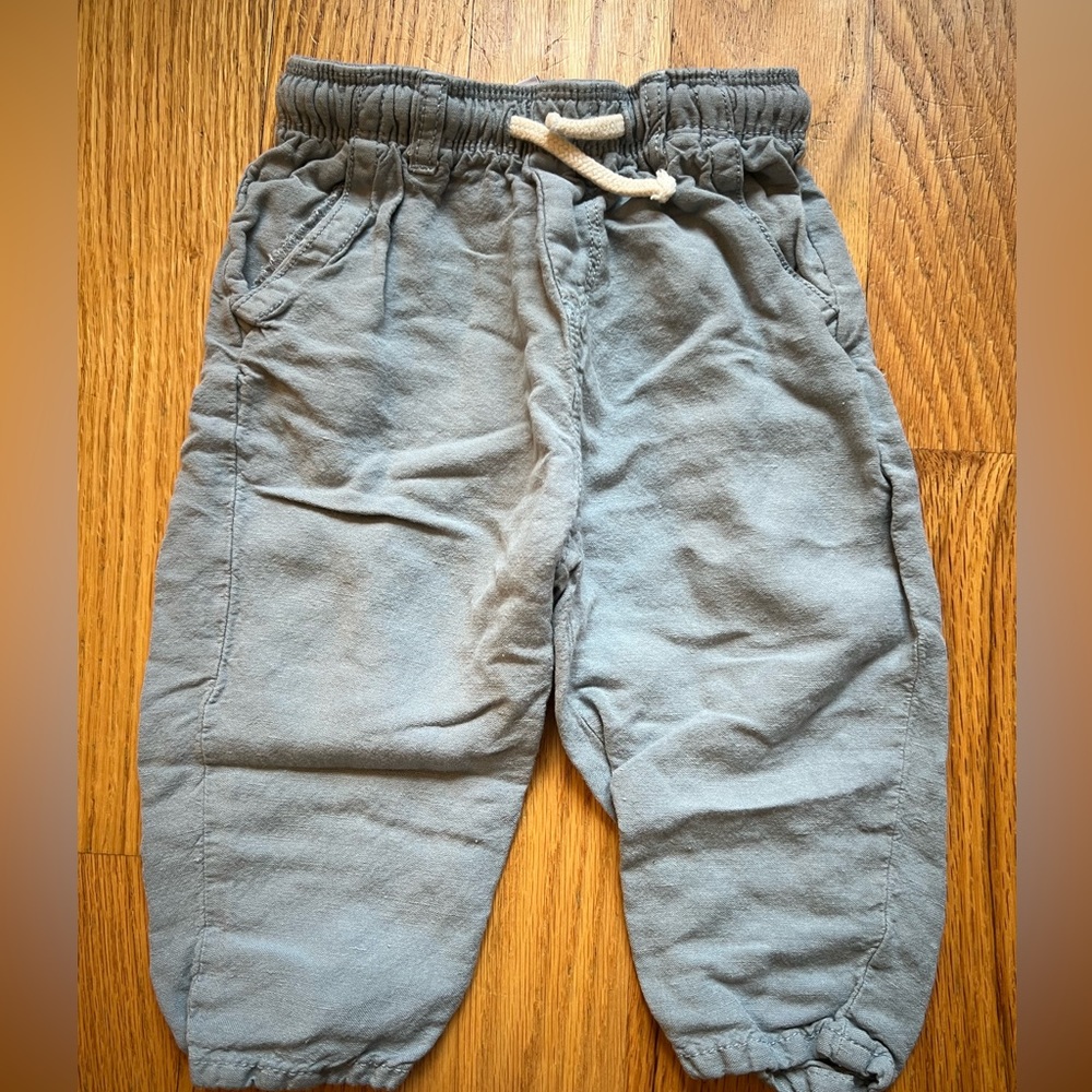 Zara Baby Light Blue Pants, Size 12-18M